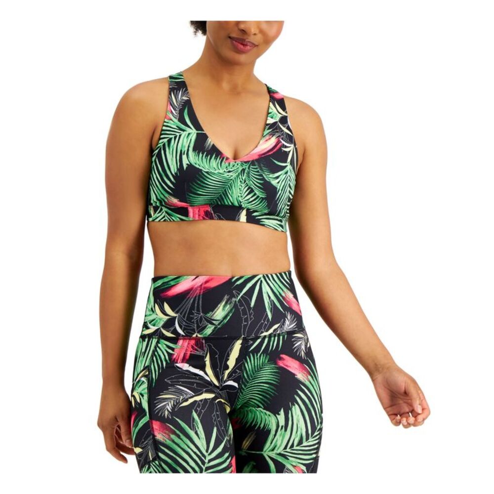 IDEOLOGY Intimates Black Removable Pads Sports Bra XS